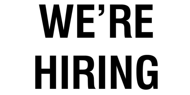 We're hiring!